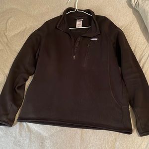 Patagonia Men’s Black Quarter Zip Sweater